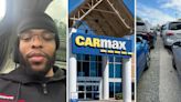 ‘All these cars have stickers’: Expert finds a ton of repos at the CarMax auction. He says that should be a major red flag for customers