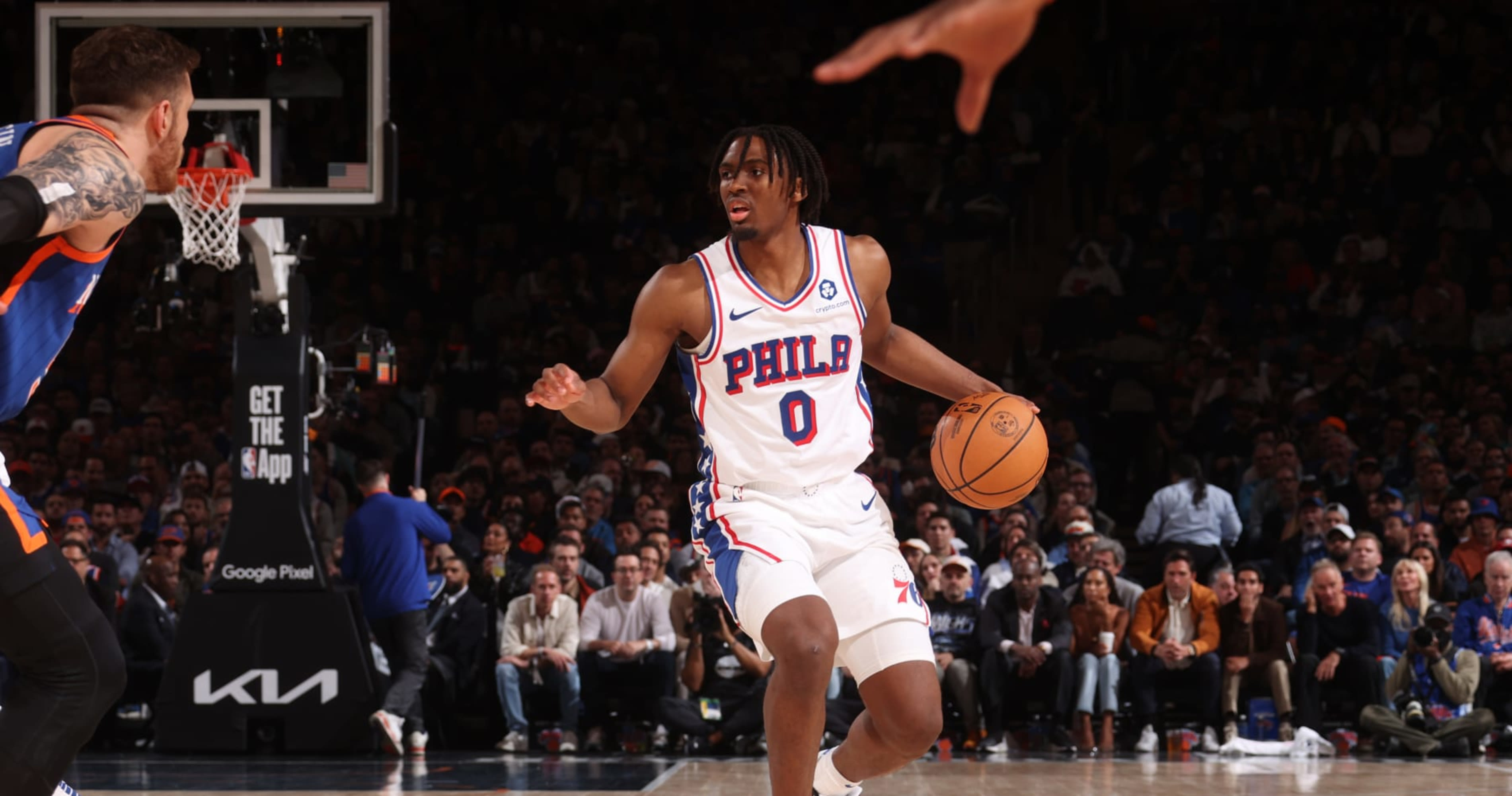 NBA L2M: Tyrese Maxey Travel on 4-Point Play Missed by Refs in 76ers' Win vs. Knicks