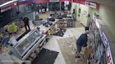 WATCH: Man crashes car into convenience store after trashing it - The Sprint