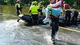 Heavy rains over Texas have led to water rescues, school cancellations and orders to evacuate