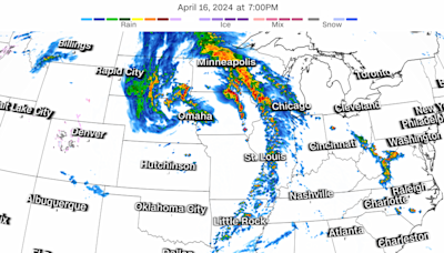 Powerful storms fire up in the Midwest with large hail and tornadoes