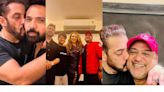 Salman Khan kisses Himesh Reshammiya, hugs Mika Singh as he celebrates rumored girlfriend Lulia Vantur's birthday