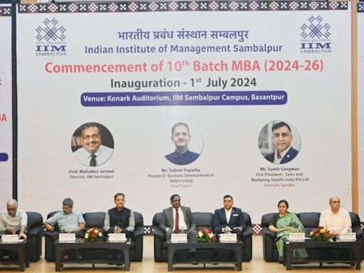 IIM Sambalpur commences 10th MBA batch with 76% women enrollment