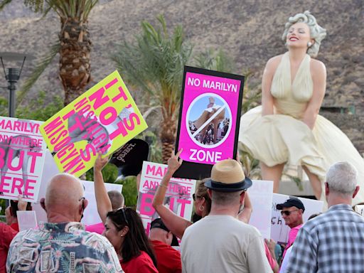 26-foot Marilyn Monroe statue in Palm Springs set to be moved following controversy