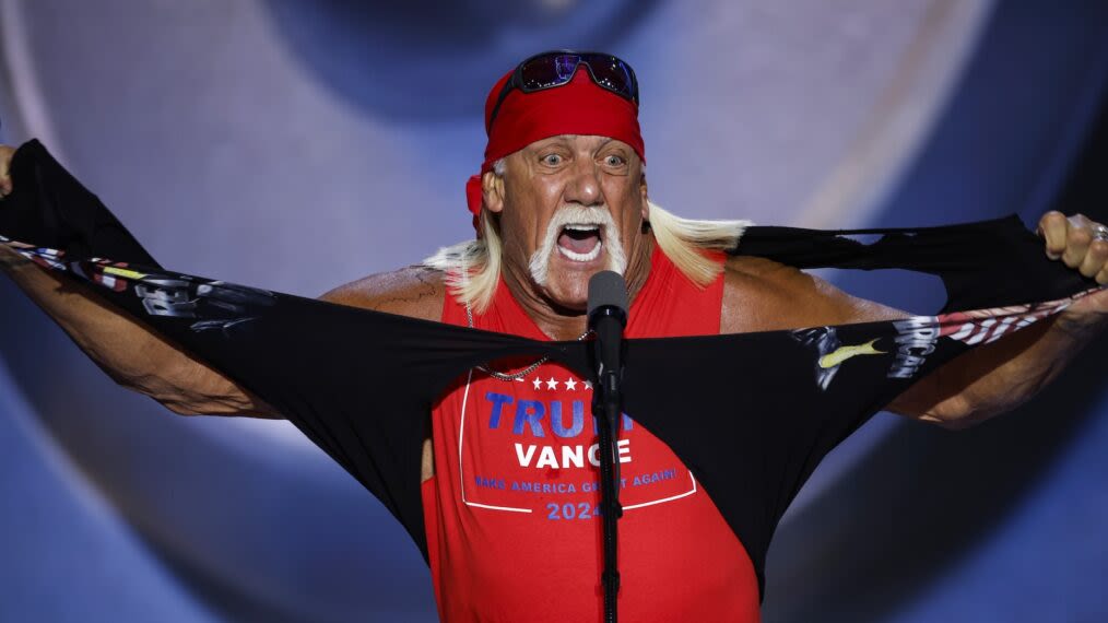 Hulk Hogan Rips Off His Shirt at Republican National Convention – Social Media Reacts