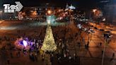 斷開俄國耶誕節改期 烏克蘭基輔耶誕點燈