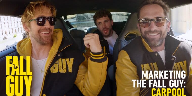 The Fall Guy spotlights its amazing stuntmen in meta marketing video