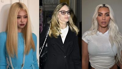 Is going blonde the unofficial trend of the year? Jennie, Angelina Jolie, Kim Kardashian's fair-haired moments prove so