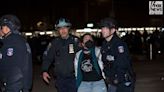 NYU anti-Israel protesters form human chain as police move in for arrests