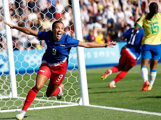 Paris Olympics 2024: Swanson's strike denies Marta a dream farewell as USA defeat Brazil to win women's football gold