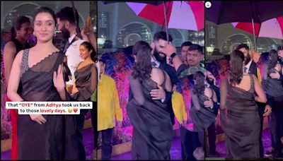 'Aashiqui in rains': Ex-couple Shraddha Kapoor and Aditya Roy Kapur hug each other as they bump into each other; fans want them to get back