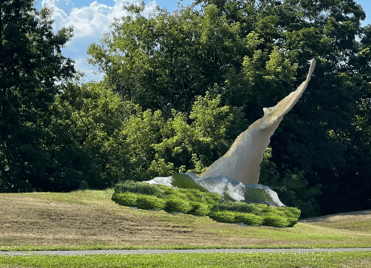 Conny the Whale’s tail finds new home in West Hartford