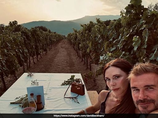 David Beckham And Victoria Beckham Dined At This Beautiful Hotel In France In The Middle Of A Vineyard