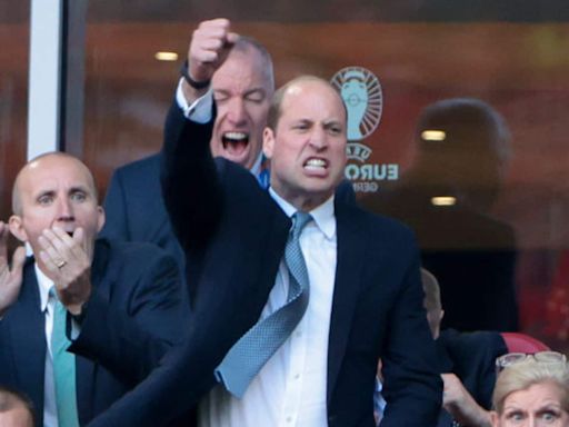 El príncipe William celebra el pase de Inglaterra a la final de la Eurocopa: '¡Qué belleza!'