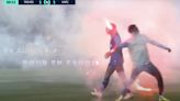 Soccer players suspended in France for throwing lit flares into stands