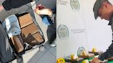 Encuentran 16 panelas de cocaína en el Aeropuerto El Dorado: el destino final era España
