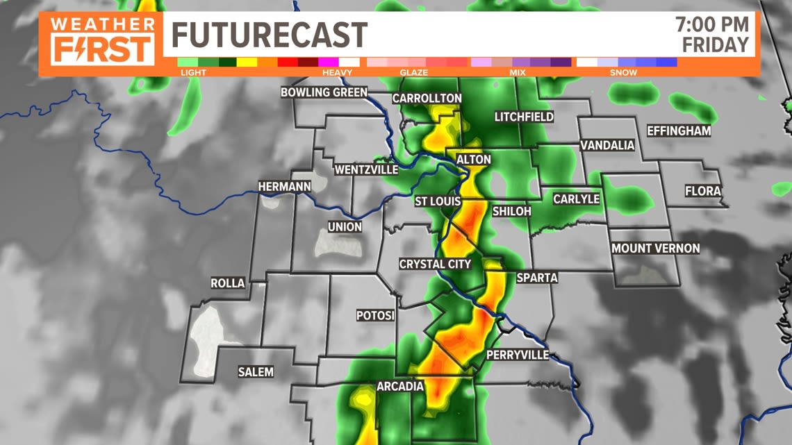 Severe weather possible this weekend near St. Louis