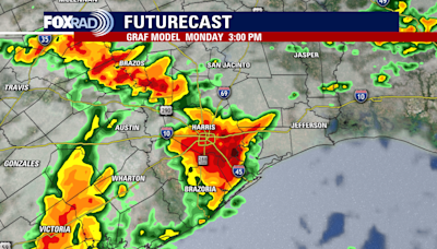 Here's what time you can expect hail, severe storms in Houston on Monday, May 13