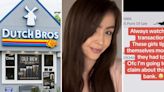 ‘Feel like the ones that don’t ask be adding a dollar tip’: Woman says Dutch Bros workers tipped themselves on her order