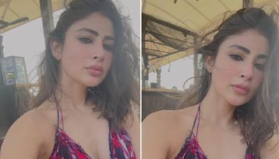 Sexy! Mouni Roy Flaunts Ample Cleavage In Deep Neck Dress, Hot Videos Go Viral - News18