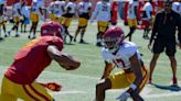 PHOTOS: See our best shots from USC's 13th spring practice Tuesday