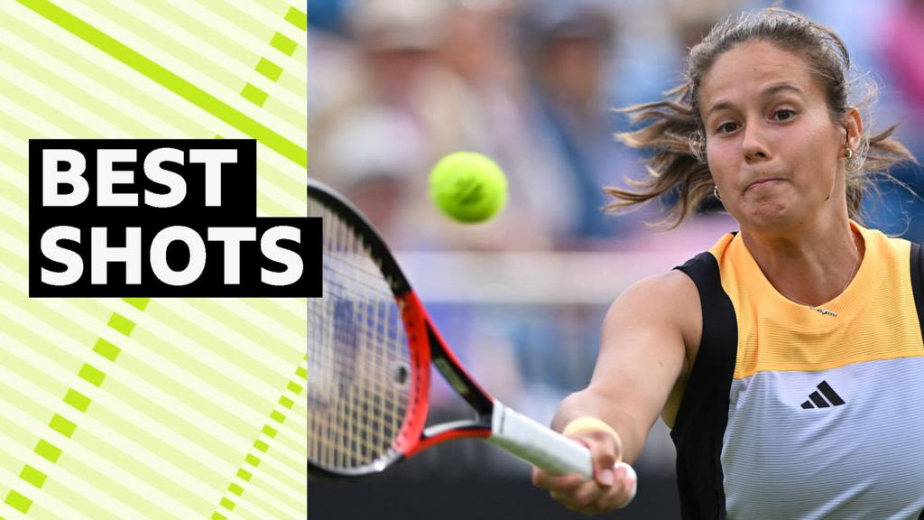 Eastbourne: Daria Kasatkina knocks Emma Raducanu out - Best shots