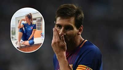 Periodista colombiana confesó haber hecho el “ridículo” en medio de una entrevista con Lionel Messi