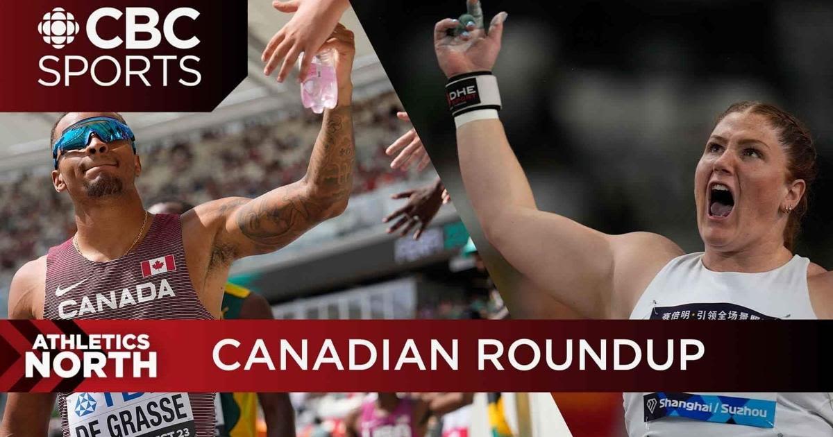 Andre De Grasse opens with 2 wins, and Sarah Mitton shows out in Suzhou | Athletics North