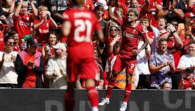 Doblete de Luis Díaz con Liverpool FC en el último partido de pretemporada antes del inicio de la Premier League