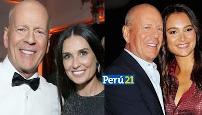 Bruce Willis recibe emotivo mensaje de su esposa y de su ex Demi Moore por el Día del Padre