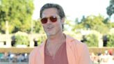 Brad Pitt Pops in Sorbet Drawstring Suit and Slip-On Sneakers for ‘Bullet Train’ in Paris