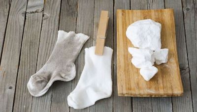 'Game-changing' natural household item will whiten brown-stained socks in 30 minutes