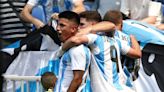 Argentina bounce back from Morocco chaos with early goal against Iraq