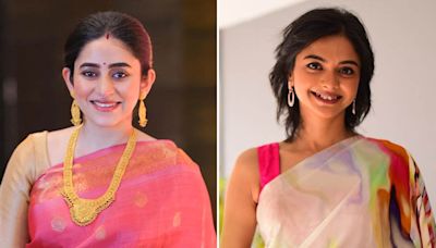 Ridhima and Solanki dazzle in sari: Tollywood update