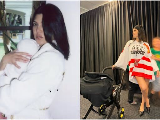 La inspiradora forma en que Kourtney Kardashian vive su proceso posparto