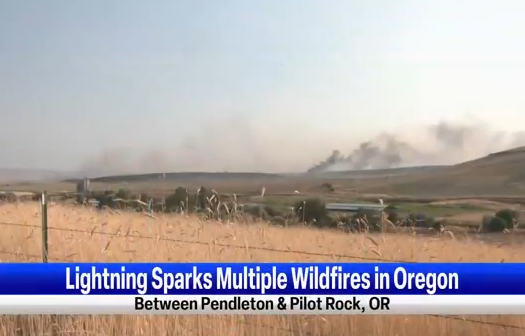 Multiple fires burning near Pilot Rock, new level 3 (GO NOW) evacuations in place