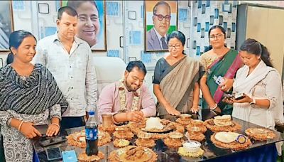 Purba Bardhaman: Row over BDO feasting video with TMC leader