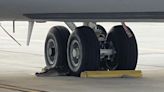 Air Force says ‘see ya later’ to gator happily blocking plane’s wheels