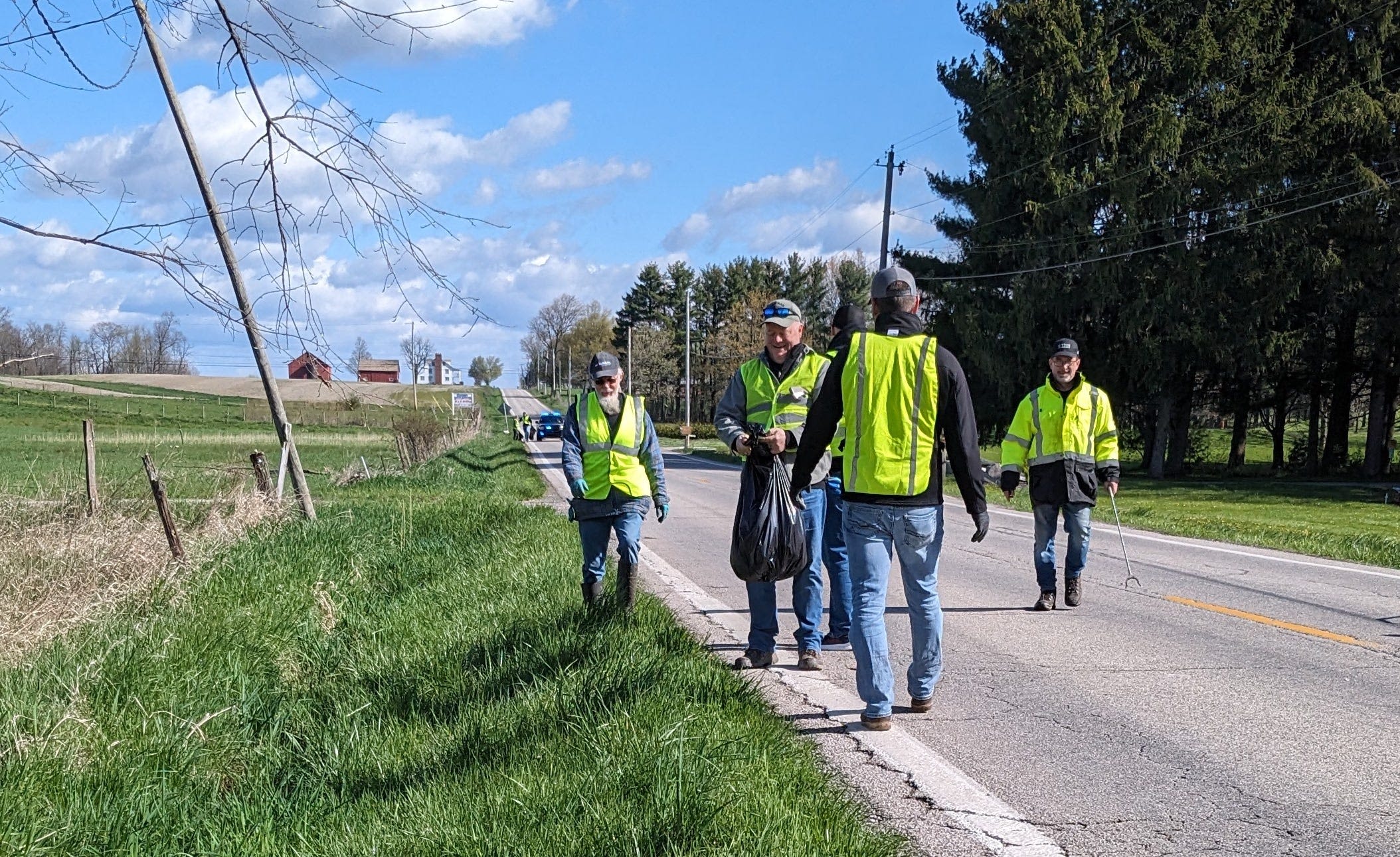 You won't believe how many bags of trash ODOT has picked up along highways this year