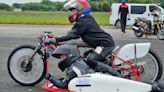 Best friends set bike and sidecar land speed record