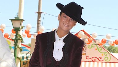 El look goyesco de Victoria Federica para vivir la Feria de Abril a caballo