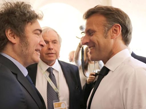 Javier Milei se reúne con Emmanuel Macron antes de la inauguración de los Juegos Olímpicos