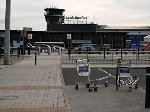 Leeds Bradford airport dramatically stops flights for 'emergency runway repairs'