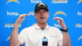 Jim Harbaugh explains why the Chargers traded up for WR Ladd McConkey