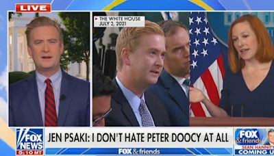 ‘She Really Liked to Fight’ Fox’s Peter Doocy Responds to Jen Psaki Saying She Never ‘Hated...