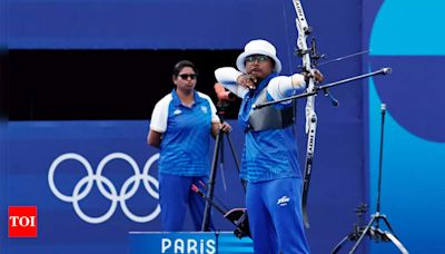 Deepika Kumari enters Paris Olympics pre-quarterfinals in women's individual archery event | Paris Olympics 2024 News - Times of India