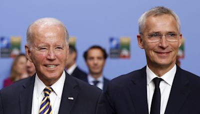 NATO chief sides with Mike Johnson against Joe Biden