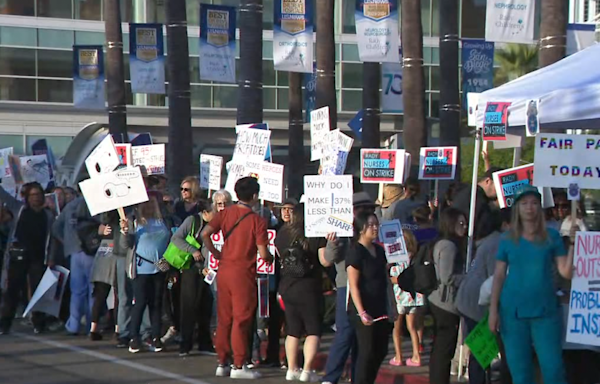 Rady Children’s Hospital nurses hit picket lines in historic strike