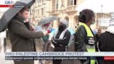 WATCH: Leftie Cambridge students for Palestine REFUSE to speak to Patrick Christys