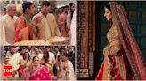 Radhika Merchant's emotional Vidai ceremony goes viral, Isha and Shloka welcome her to the Ambani family with a grand dance - watch video | Hindi Movie News - Times of India